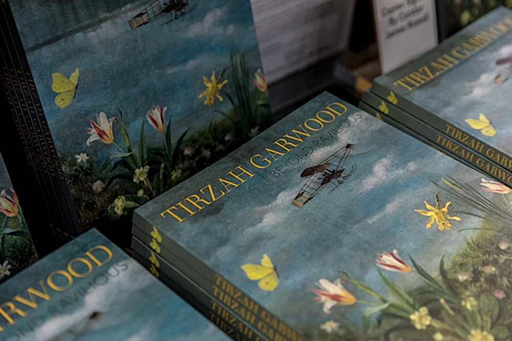 Photograph of several piles of the same book - Tirzah Garwood: Beyond Ravilious