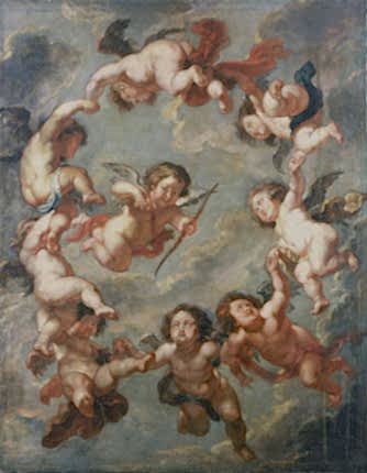 Putti: a ceiling decoration