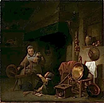 Woman Spinning