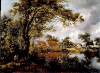 Wooded Landscape with a Water-mill