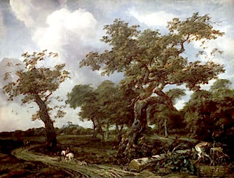 A Wood near The Hague, with a view of the Huis ten Bosch