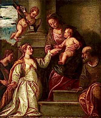 The Mystic Marriage of Saint Catherine