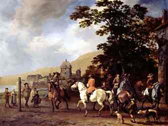A Riding School in the Open Air