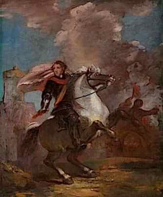 An Officer on Horseback