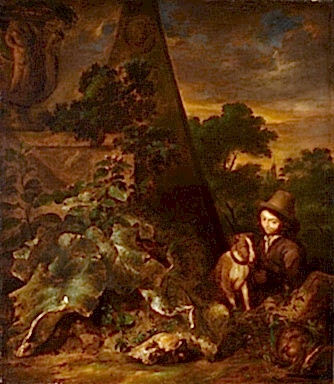 Landscape with Boy and Dog