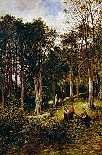 Landscape (Four Figures in a Wood)
