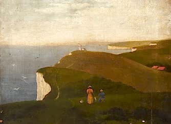 The South Downs, with the Belle Tout Lighthouse