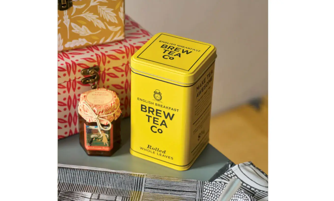 Brew Tea Co. Proper English Breakfast Tea Bags Gift Tin