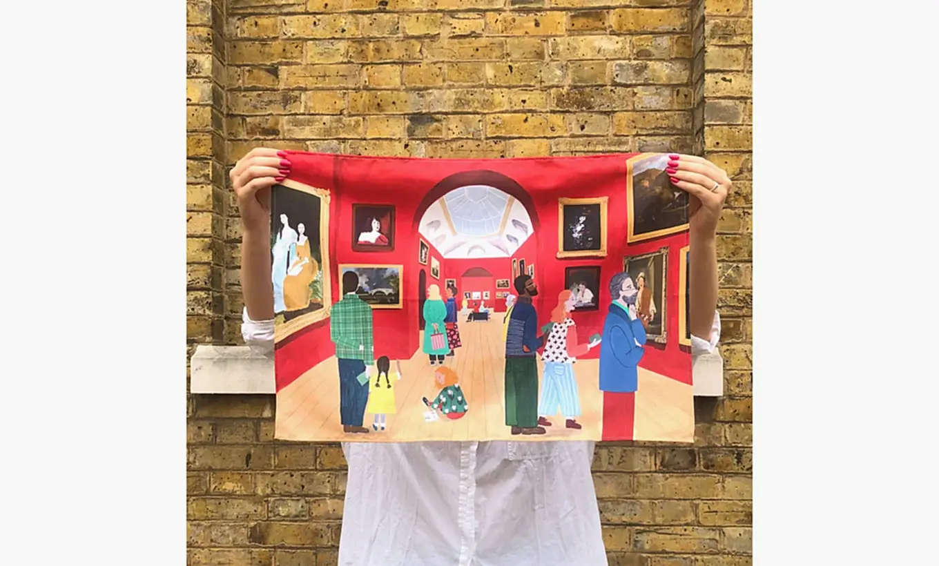 *PRE-ORDER* Friends 70th Anniversary Tea Towel by Peggy & Kate