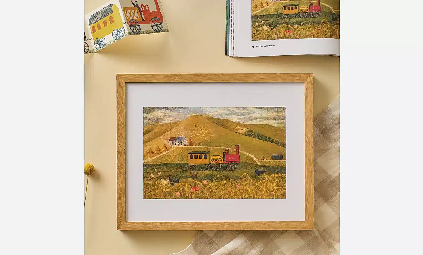 Hadley x DPG Tirzah Garwood Inspired Train Concertina Greetings Card