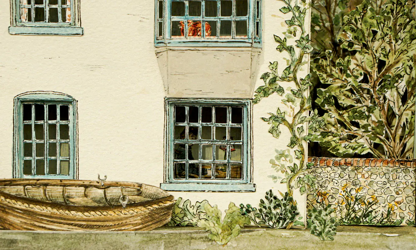 ‘Buckle House’ original artwork by Florence Sweryda