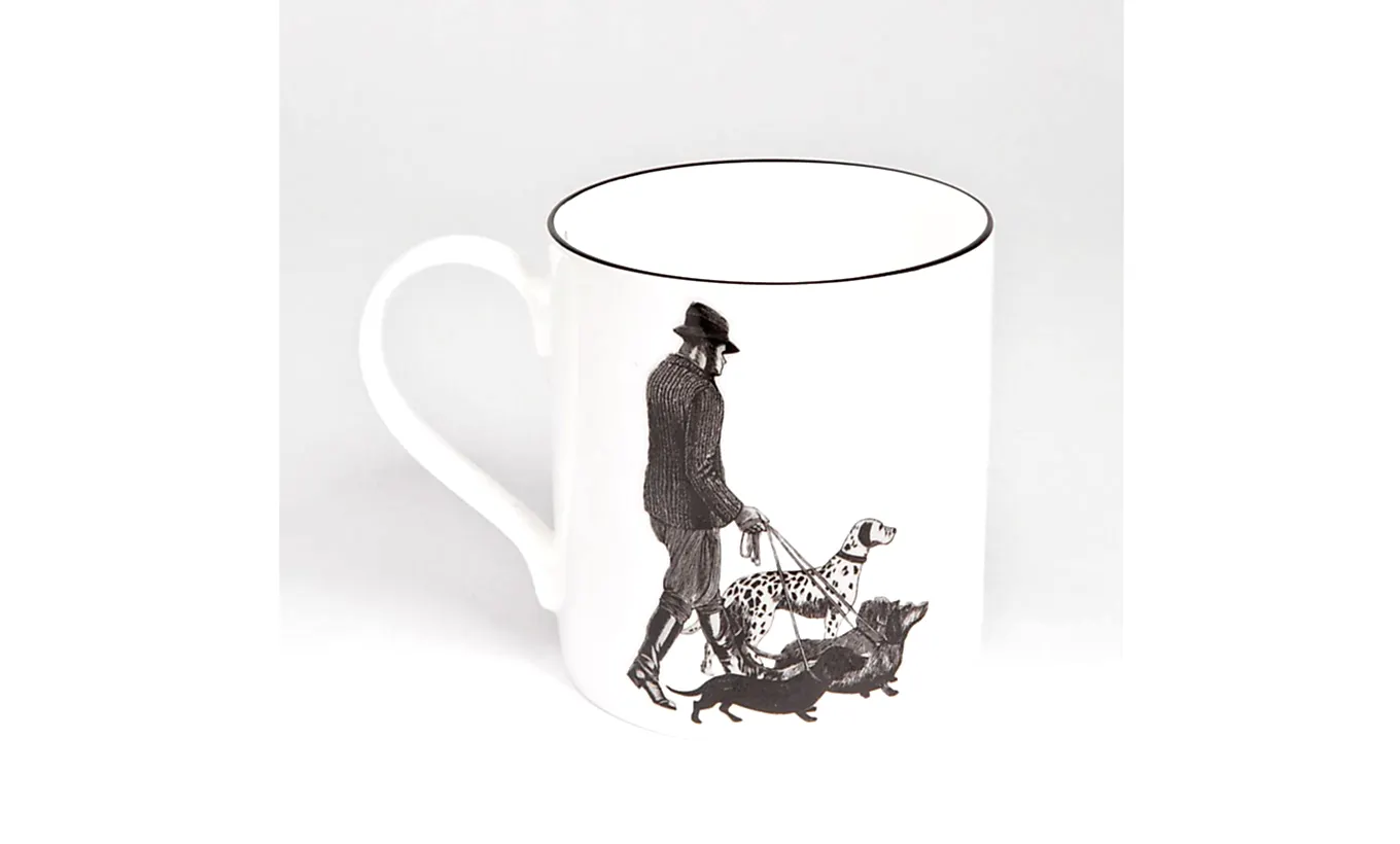 Brick House Design x DPG Bone China The Dog Show Tirzah Garwood Mug