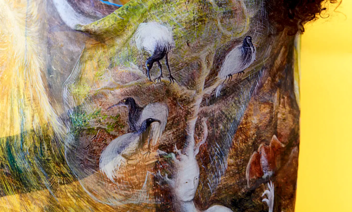 The Pomps of the Subsoil Silk Scarf