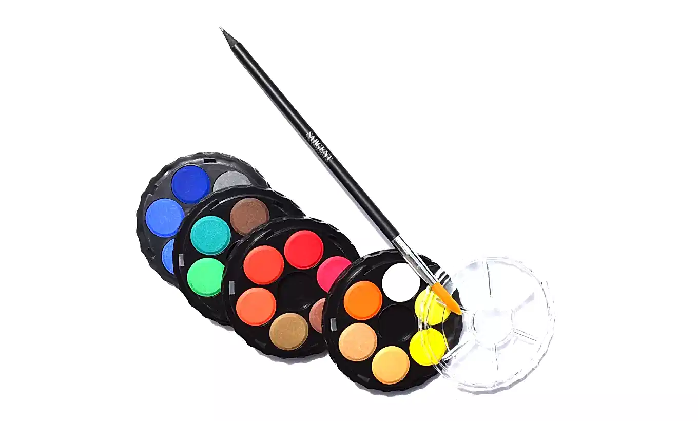 Watercolour Paint Stack